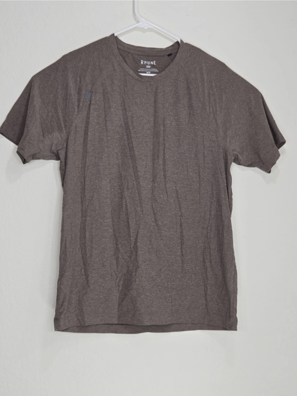 RHONE Reign Performance T-Shirt Heathered Brown Size M Mens